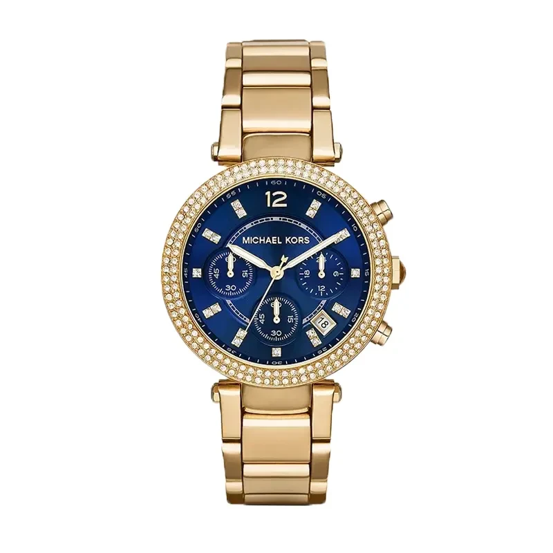 Michael Kors Parker Chronograph Blue Dial Ladies Watch- MK6262